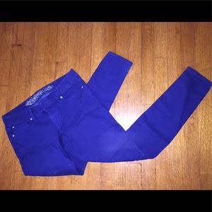 Express Denim Royal Blue Jeans